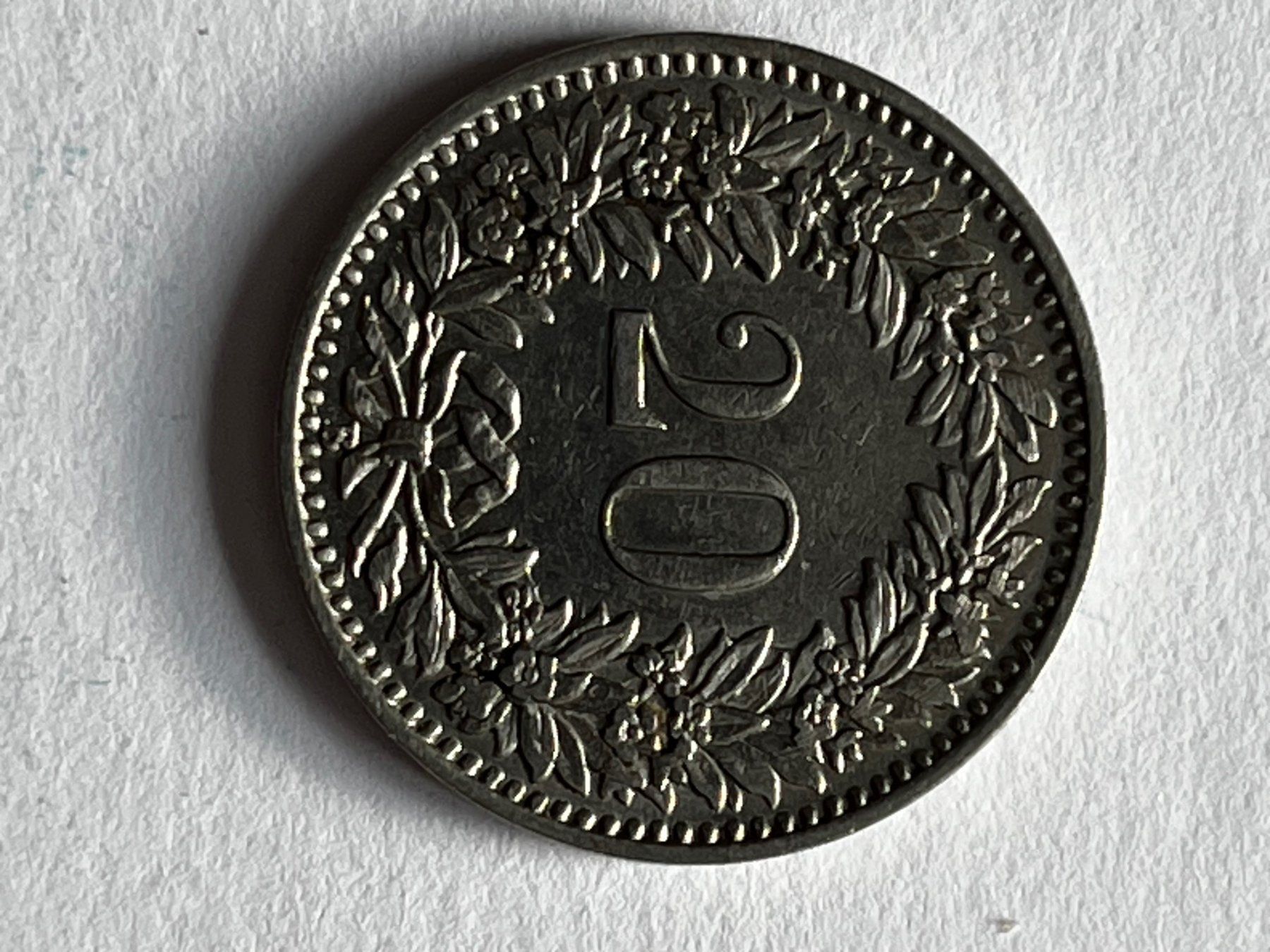 Tutti le monete: 20 Rappen, 1927, rar – Usato da Kloten venduto da BrunoK49 1