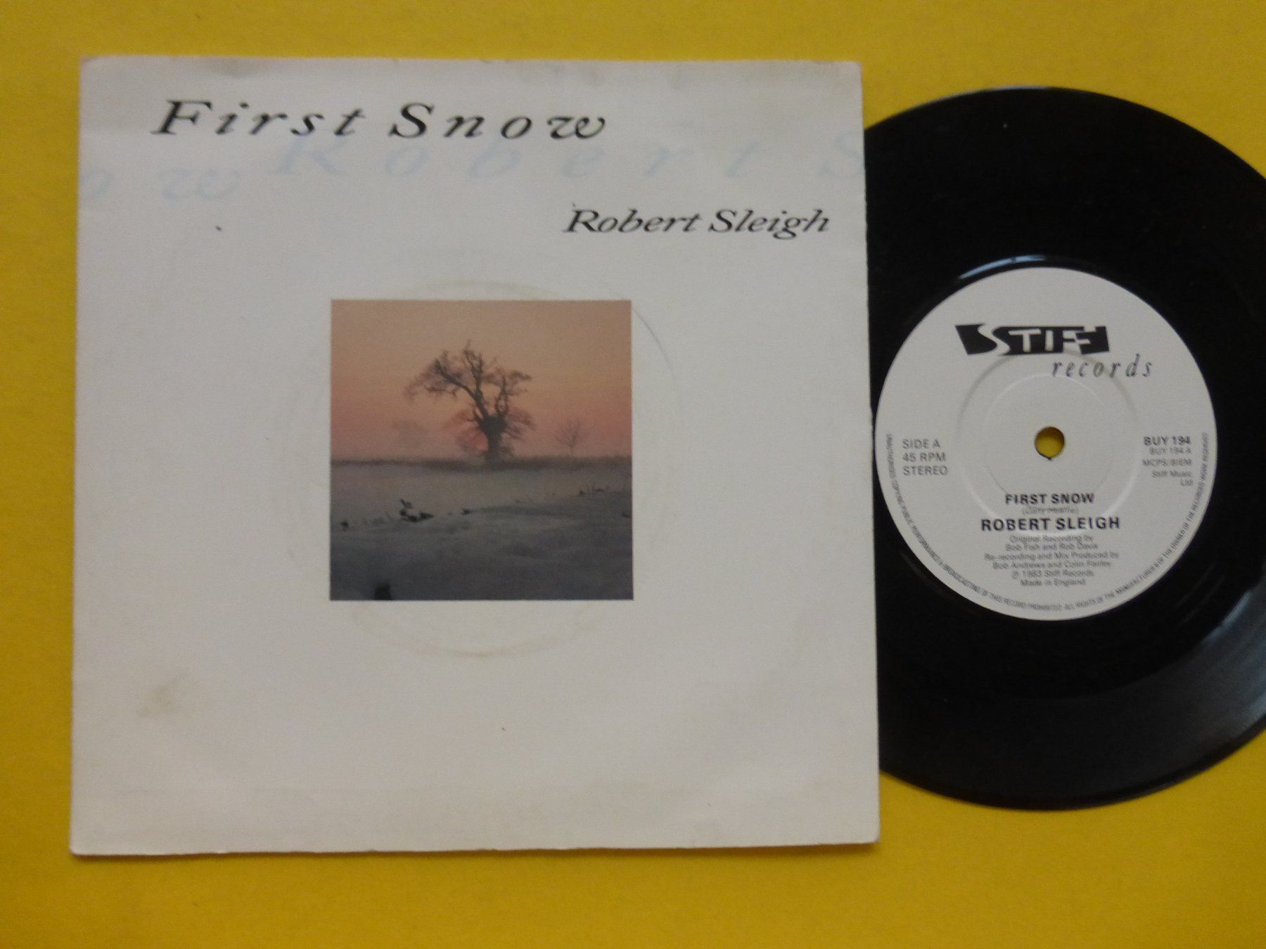Dischi in vinile: Robert Sleigh – First Snow – Usato da Zürich venduto da Swiss57