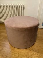 Westwing Collection Samt-Hocker Daisy Rosa