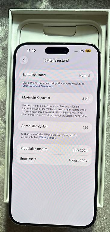 Telefoni cellulari / Smartphones: iPhone 15 Pro Max 256 GB Batterie 84% – Usato da Reinach BL venduto da mil_b29q 1