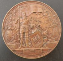 Medaille Zürich auf den Bürgermeister Hans Waldmann 1889