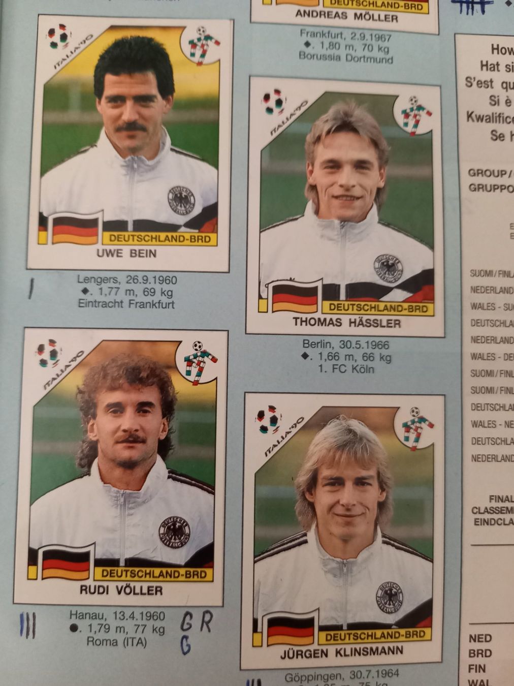 Panini Album: Panini Italia 90 - komplett – Usato da zürich venduto da Maratonga 7