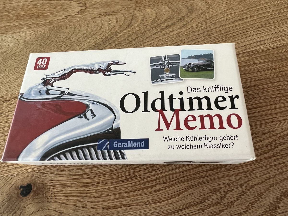 Spiele: Oldtimer-Memory Spiel – Gebraucht aus Wolfwil von Poulet60