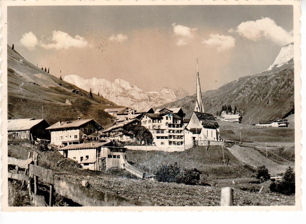 Cartoline postali: St. Antönien 1958 – Usato da Wolhusen venduto da Curver9