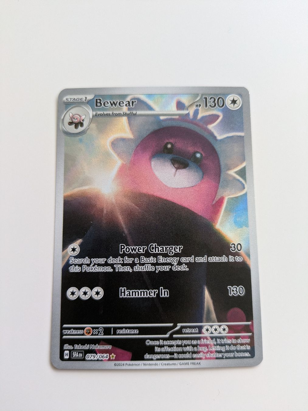 Pokémon Carte collezionabili: Bewear (Shrouded Fable) – Nuovo (secondo la descrizione) da Hochdorf venduto da NoctisCaelum