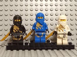 Lego Ninjago Figuren Cole DX, Jay DX und Zane DX