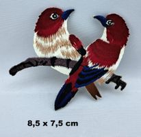 VOGEL - Aufnäher - Aufbügler - Stickerei - 8,5x7,5cm