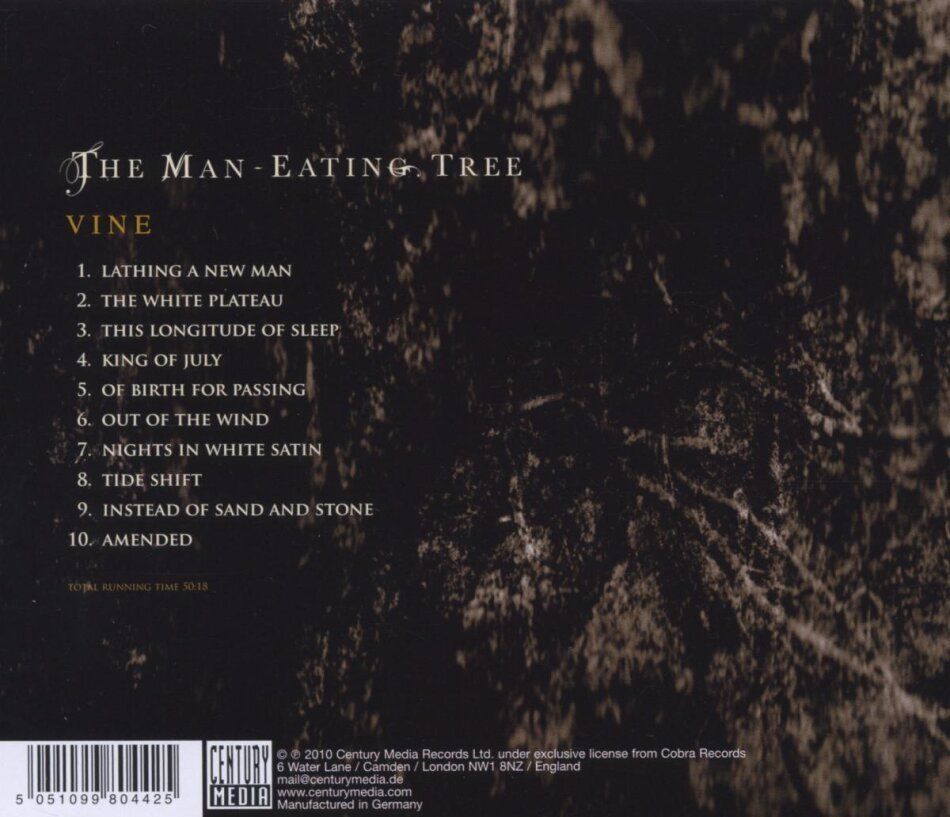 CD: The Man-Eating Tree - Vine – Usato da Uzwil venduto da visions77 1