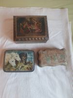 3 antike Metalldosen 1920-1930