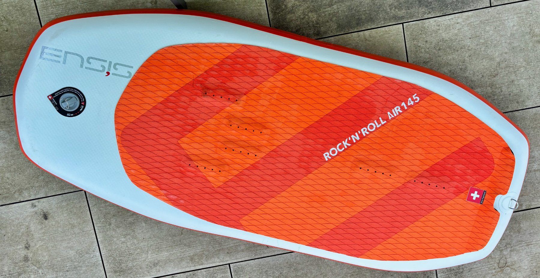 Tavole da surf e di nuoto: Ensis Wingfoil-Einsteiger-Set, aufblasbares Board und Foil – Usato da Aesch/LU venduto da Hupulu 2