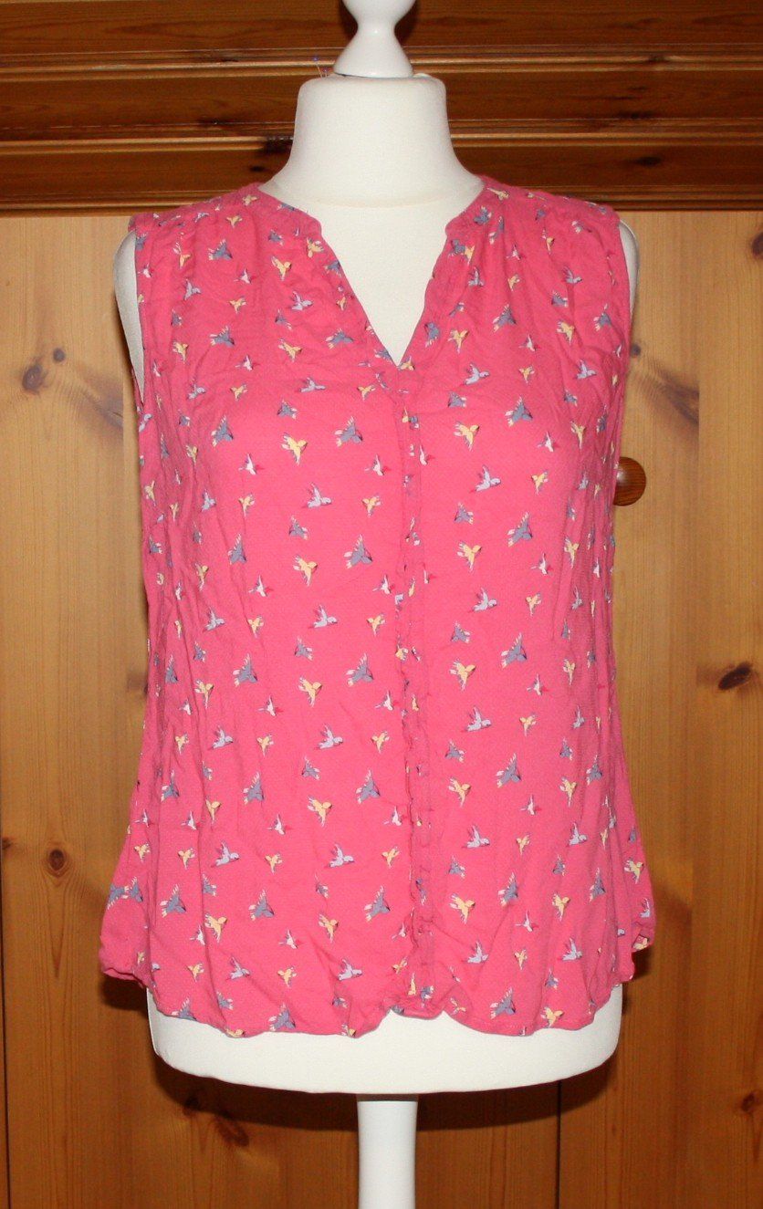 Camicette: Bluse ohne Ärmel pink - bunt Gr. XL – Usato da Flüelen venduto da Diversicum-Curvy
