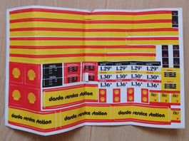 Darda Motor Aufkleber "darda-service-station" Rarität 90er