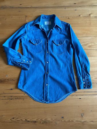 Jeanshemd, Damen XS-S, Armani