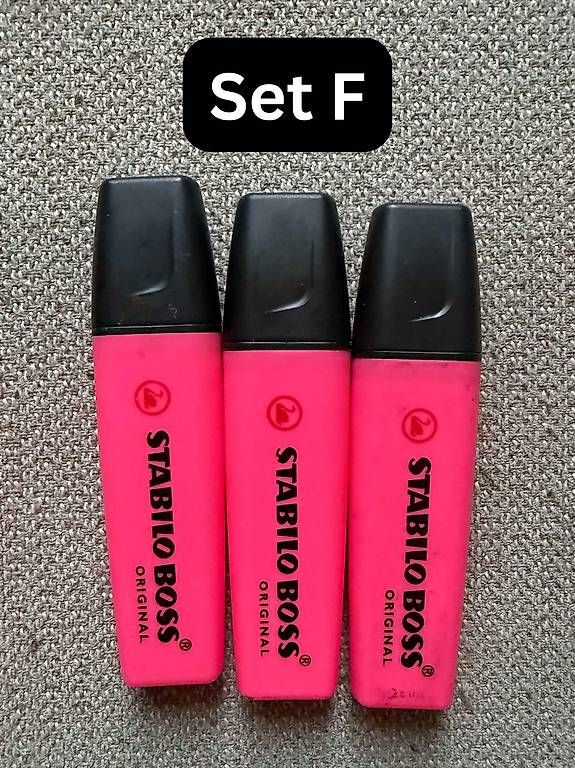 Penna & Evidenziatori: Stabilo Boss Original Marker  Neu, verschiedene Farb-Sets – Usato da Zurich venduto da zohartze 4