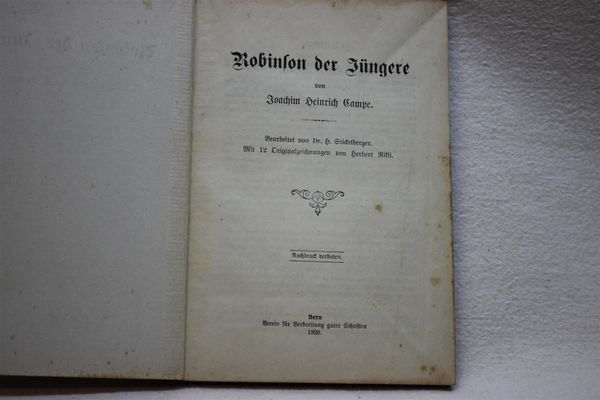 Libri: Robinson der Jüngere 1920 – Usato da Thun venduto da Amye 1