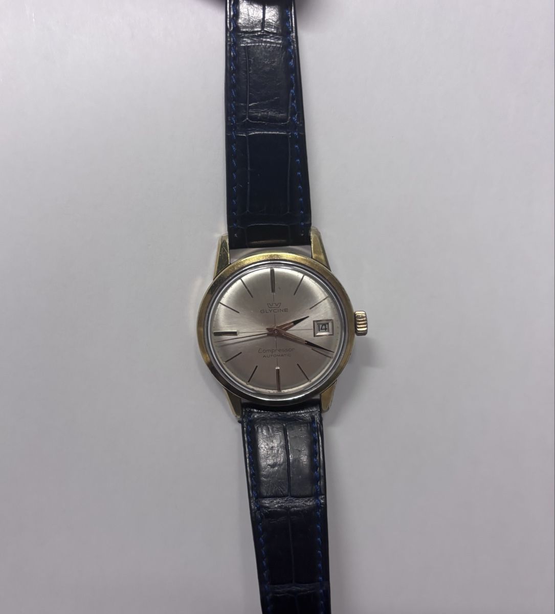 Glycine Orologi: Vintage Glycine Compressor Herrenuhr – Usato da Nidau venduto da flurin19954444