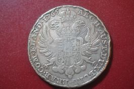 Pays-bas autrichiens 1 kronenthaler 1765 argent