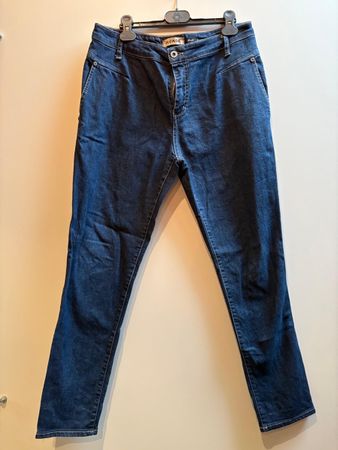 Damen Jeans Please dunkelblau Grösse L guter Zustand