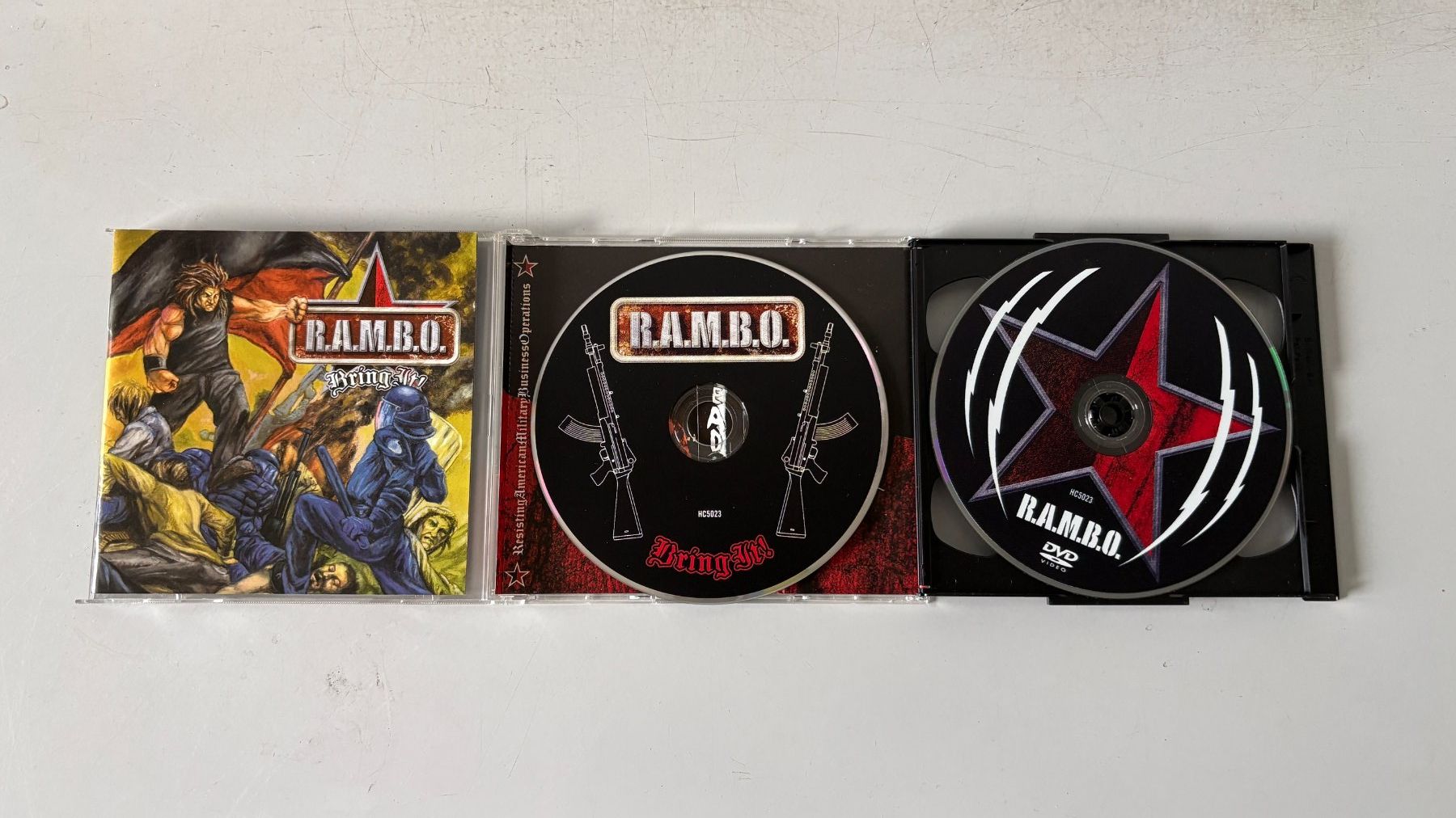 CDs: R.A.M.B.O. Bring it! CD / DVD - set Punk Hardcore 2005 – Gebraucht aus Wiedlisbach von Andrisa