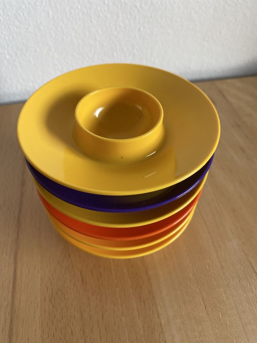 Sonstiges Geschirr: 6 Eierbecher Vintage 70 Jahre Holland – Gebraucht aus Schwarzenburg von Michellu 6