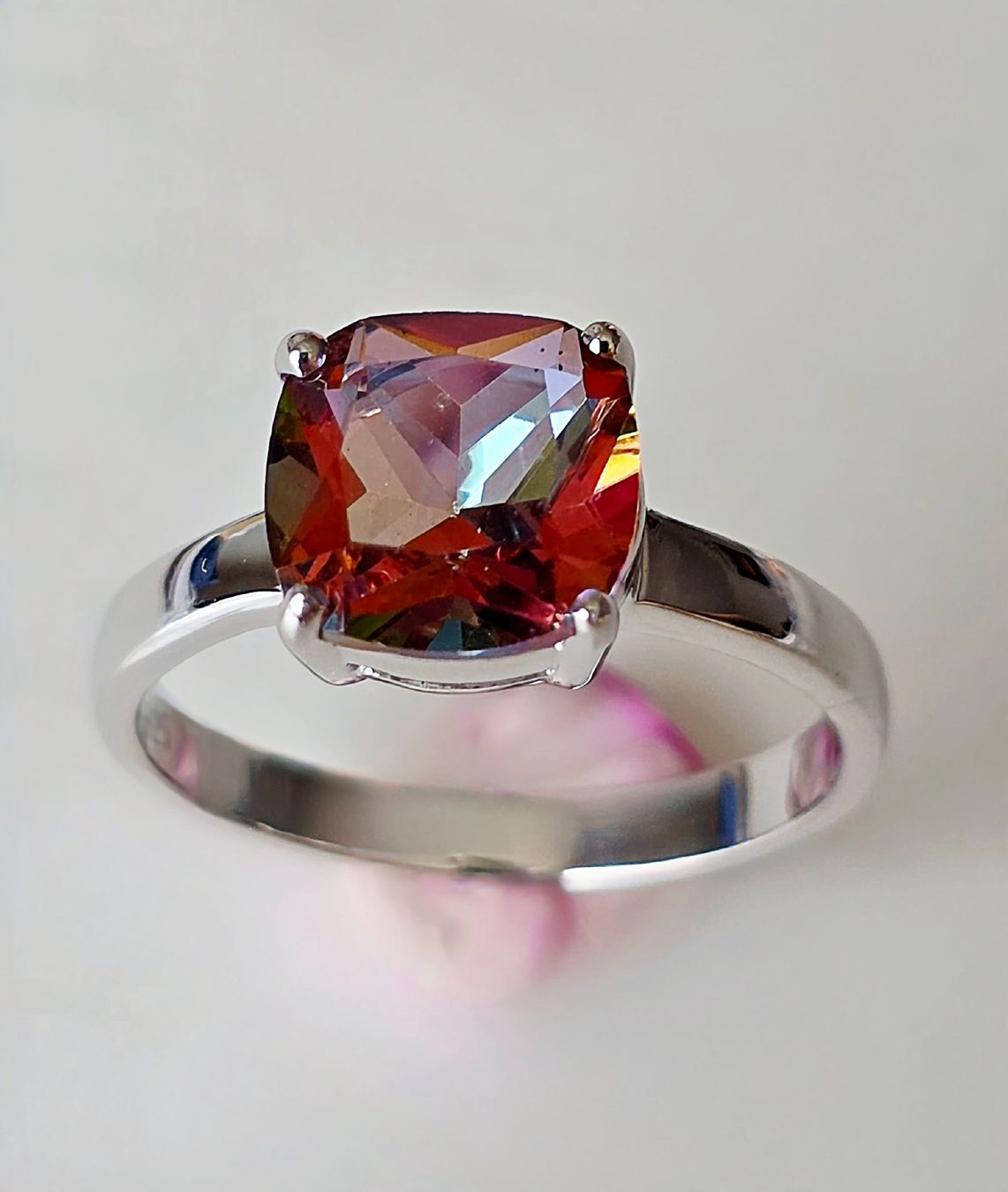 Anelli: Mystic Topas Solitaire Fingerring – Nuovo (secondo la descrizione) da Zürich venduto da Benedikt21 8