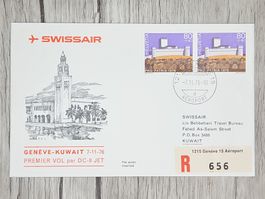 CL12 Enveloppe + Timbre Suisse 1976 Thème Aviation