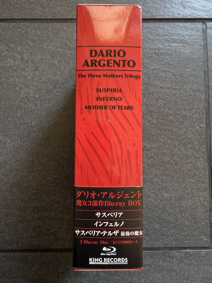Tutti i DVDs: Dario Argento Three Mothers Trilogy Box Blu-ray – Usato da Zürich venduto da cENS0R 1
