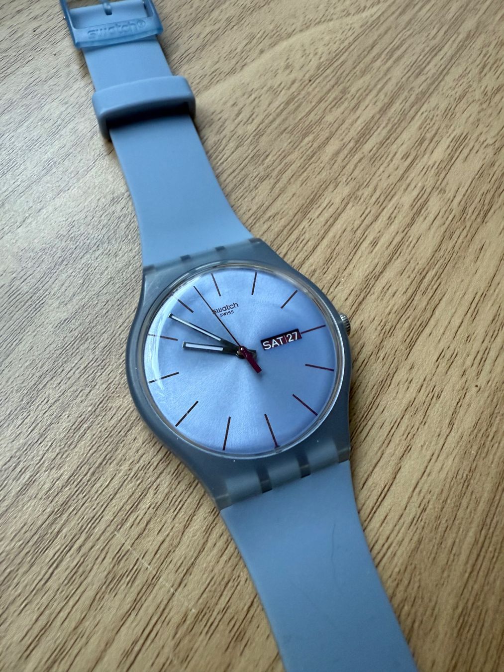 Swatch Uhren: Swatch Uhr hellblau – Gebraucht aus Berikon von chuchu 1