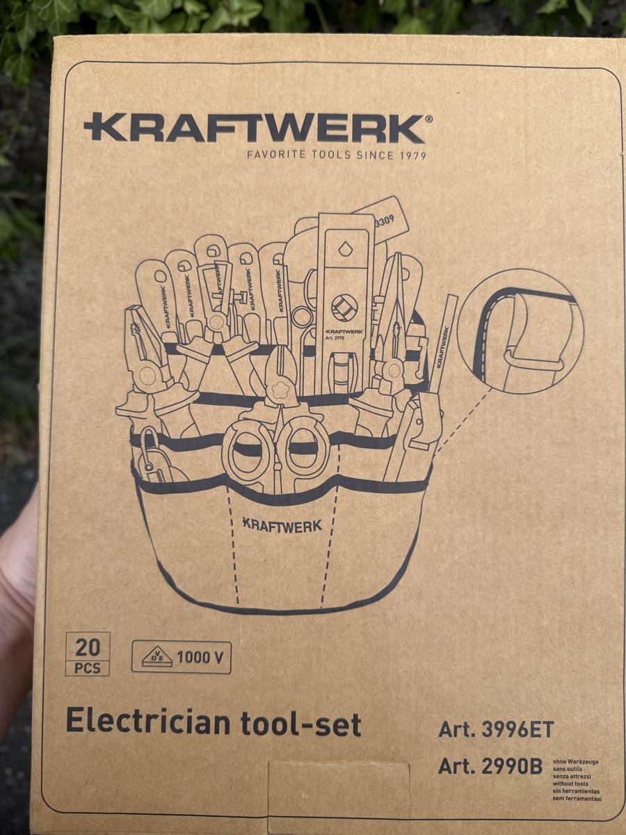 Kraftwerk Tutti gli attrezzi: Kraftwerk Elektriktragtasche – Nuovo e nell'imballaggio originale da Birr venduto da ben_sc5y
