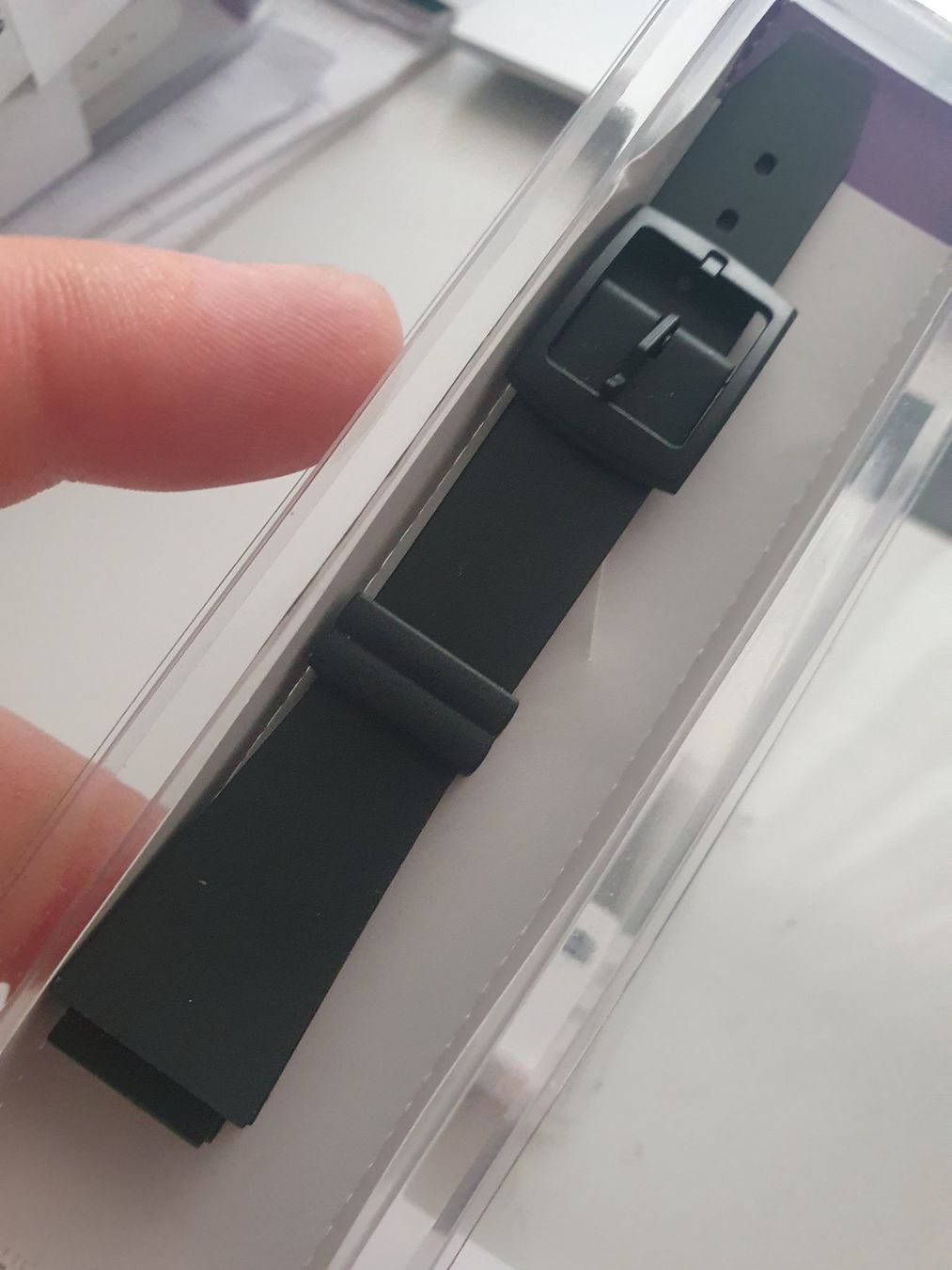 Bracciali & Braccialetti: Uhrenarmband Synthetik 16mm schwarz – Nuovo e nell'imballaggio originale da Zürich venduto da Alibaba1234 1