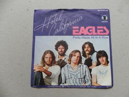 Single USA Rock Band Eagles 1976 Hotel California /Pretty...