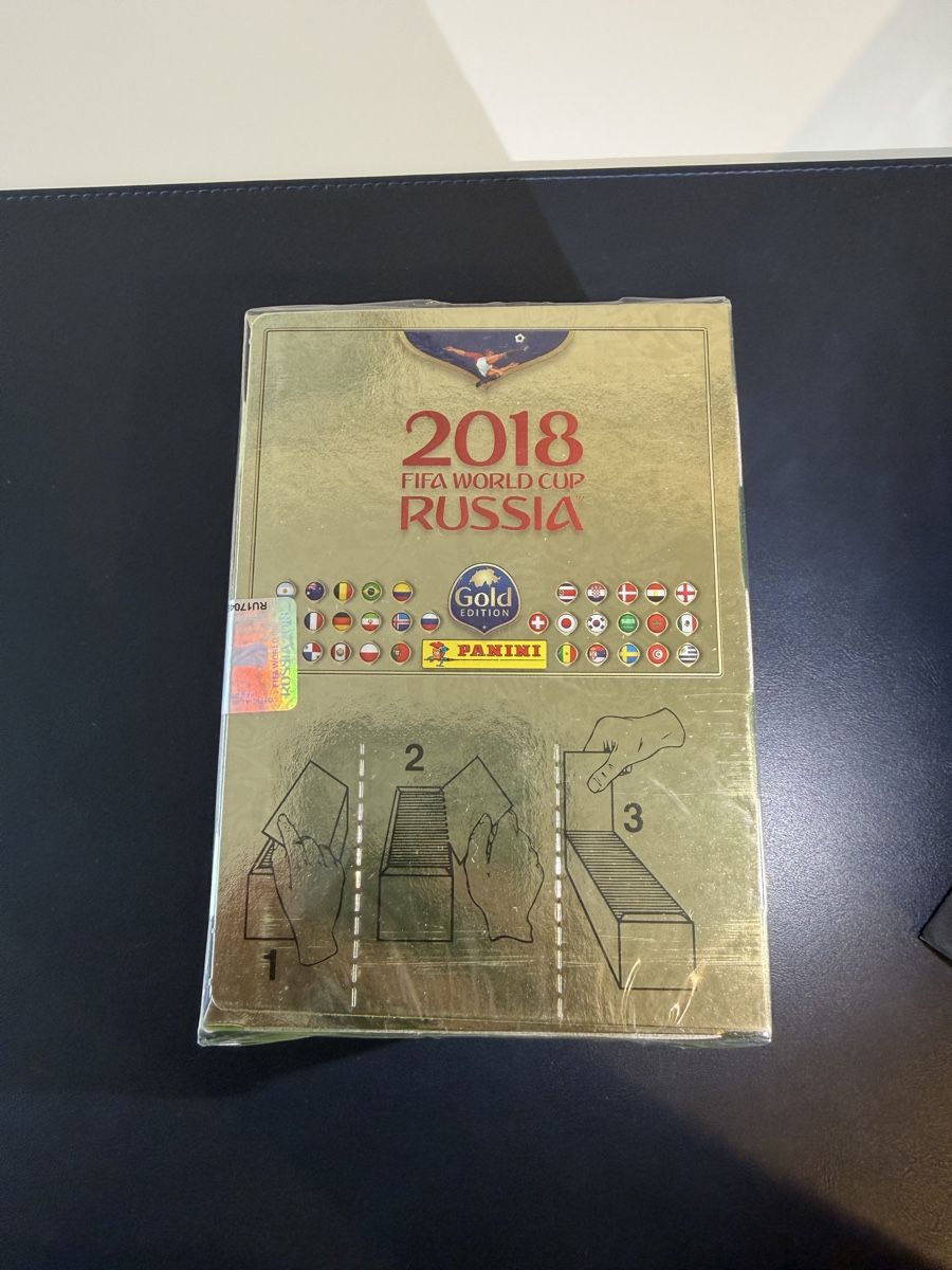 Panini Carte collezionabili: Panini WM 2018 Gold Edition Box OVP RARE – Nuovo (secondo la descrizione) da Gränichen venduto da swisscardcollector