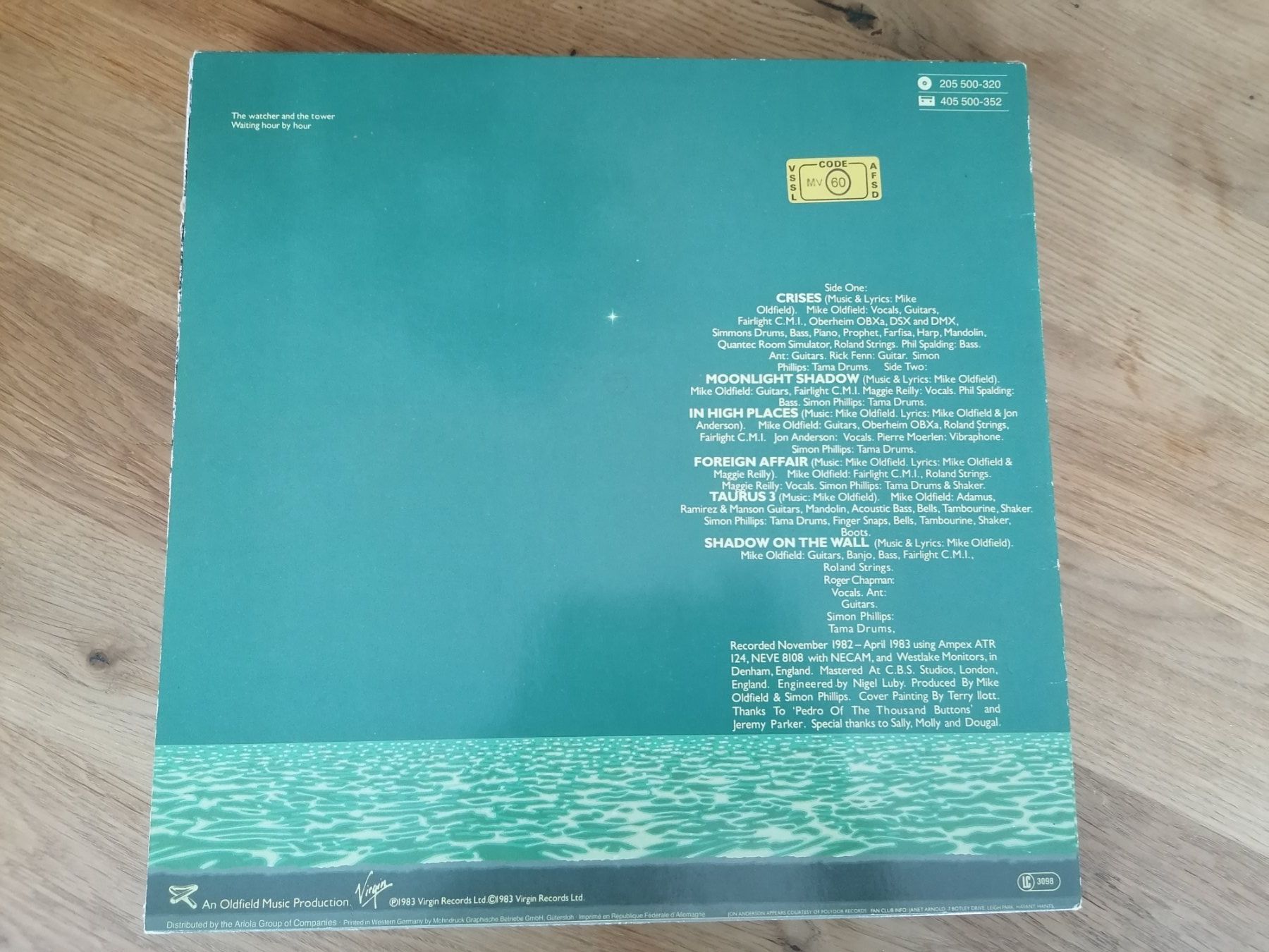 Dischi in vinile: LP - Mike Oldfield - Crises - Vinyl – Usato da Basel venduto da vintagecollector 1