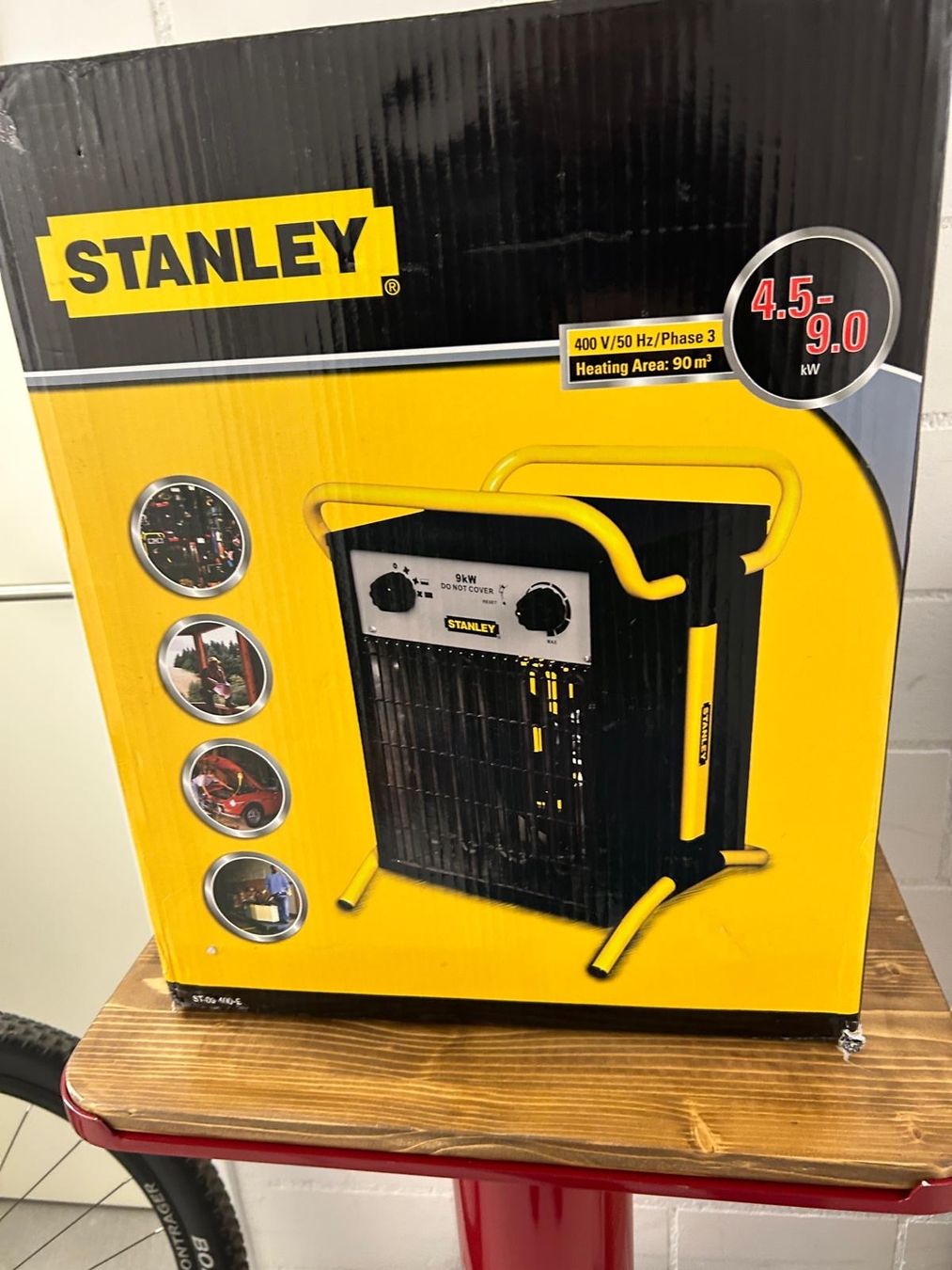 Stanley Heizgeräte: Stanley Elektroheizer/Heizlüfter, neuwertig – Gebraucht aus Brüttisellen von vpavlidis