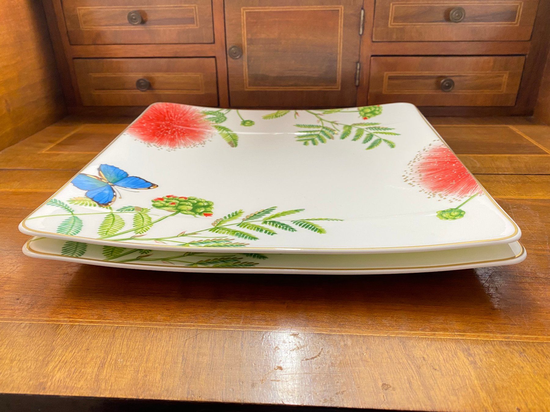 Villeroy & Boch Piatti: 2 Wunderschöne Villeroy & Boch Amazonia Teller / Plate – Usato da Schaffhausen venduto da VintageCity 8
