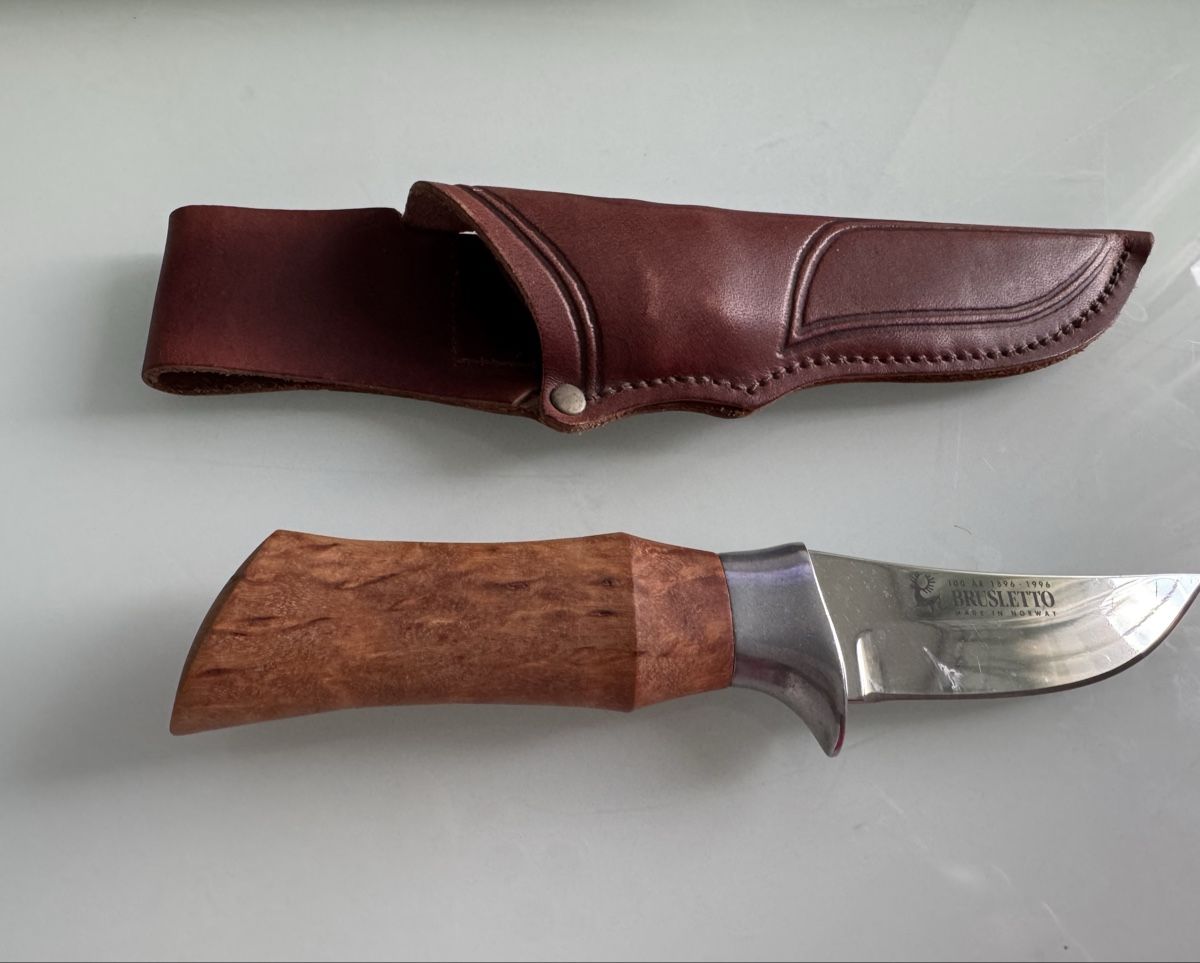 Accessori: Brusletto Jagdmesser mit Lederscheide – Nuovo e nell'imballaggio originale da Adliswil venduto da Jessik0