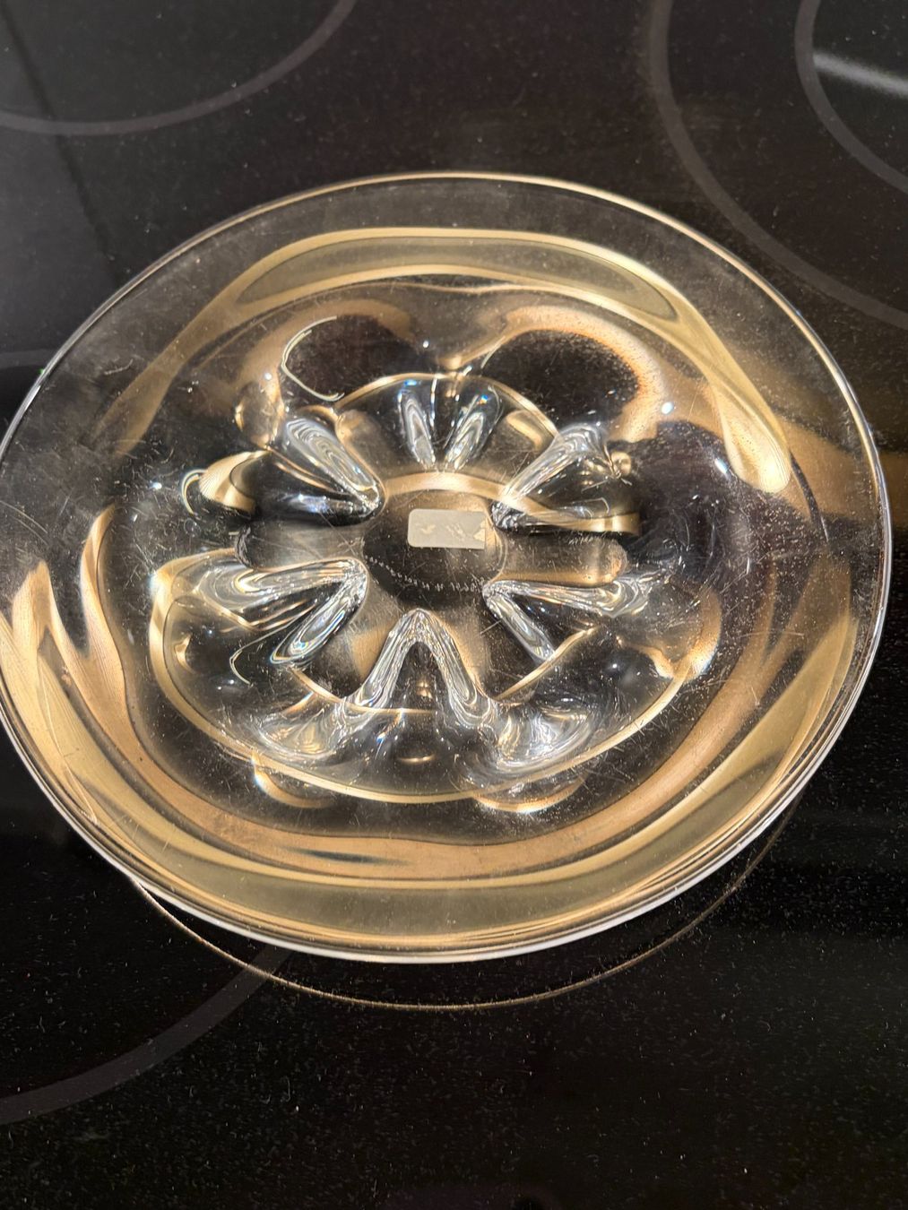 Teller: Teller Glas farblos E. Hald Orrefors 1936 Schweden – Gebraucht aus Zürich von sru_6zc8 2