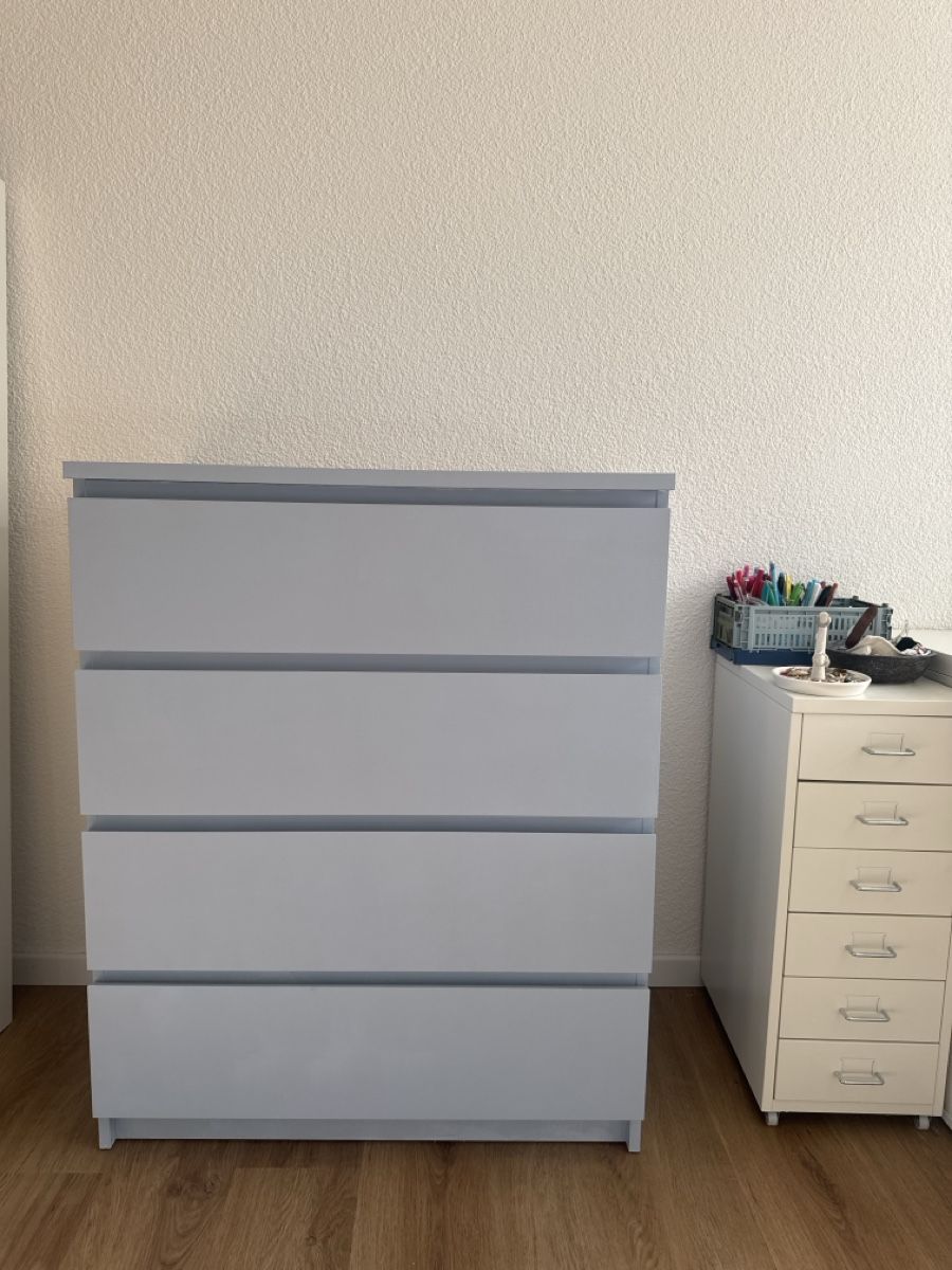 Kommoden: Malm Kommode Hellblau gesteichen – Gebraucht aus Kloten von lea_r5qs 1