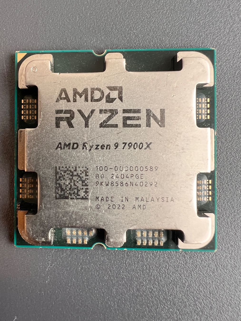 Componenti elettronici: AMD Ryzen 9 7900X AM5 Prozessor – Usato da Mellingen venduto da dmi_nps2
