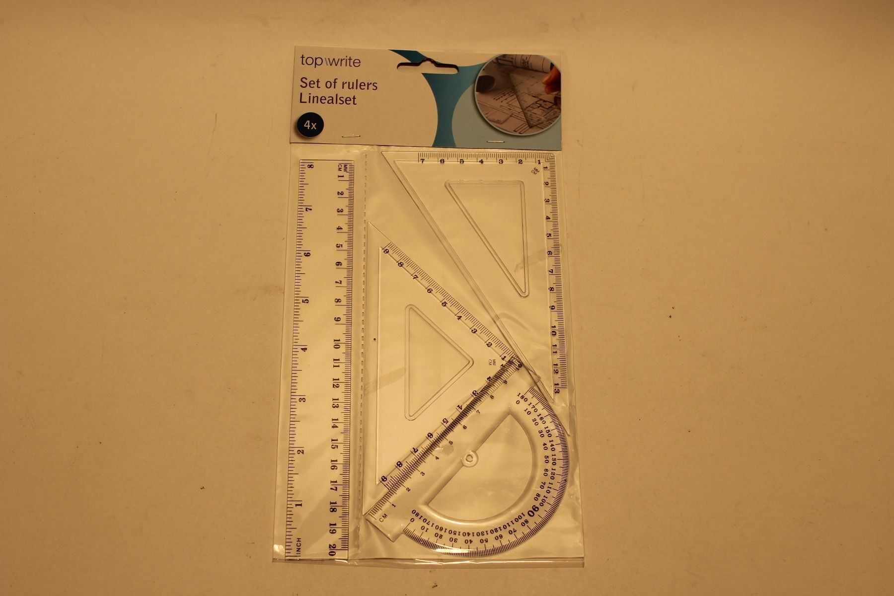 Sonstiges Schreiben & Zeichnen: Lineal Set 4-teilig – Neu und originalverpackt aus Fehraltorf von haefens 2