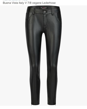Buena Vista Vegane Lederhose, Schwarz, Grösse  M gefüttert