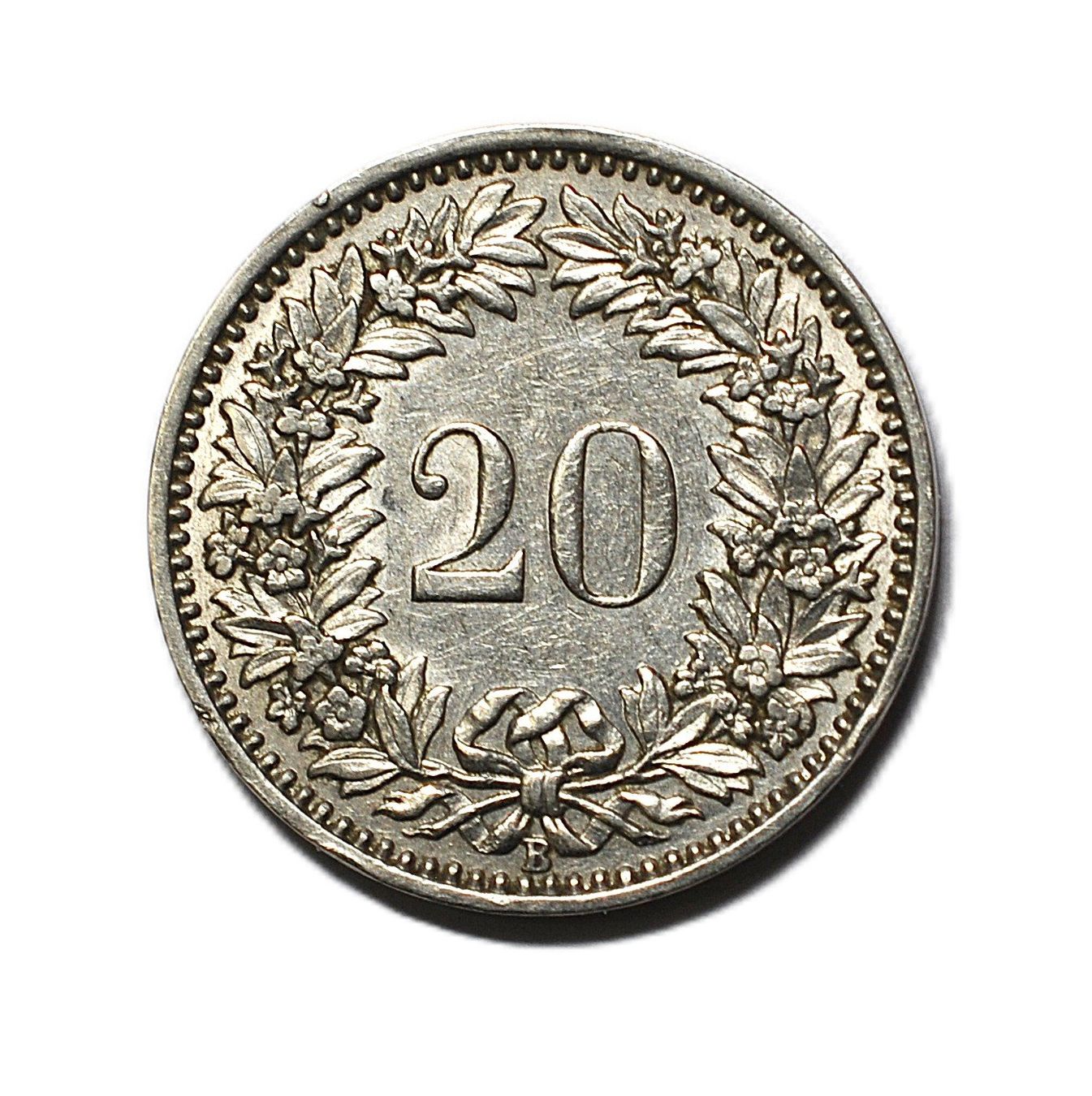 Tutti le monete: 20 Rappen von 1932 – Usato da Grabs venduto da Fadenquarz 1