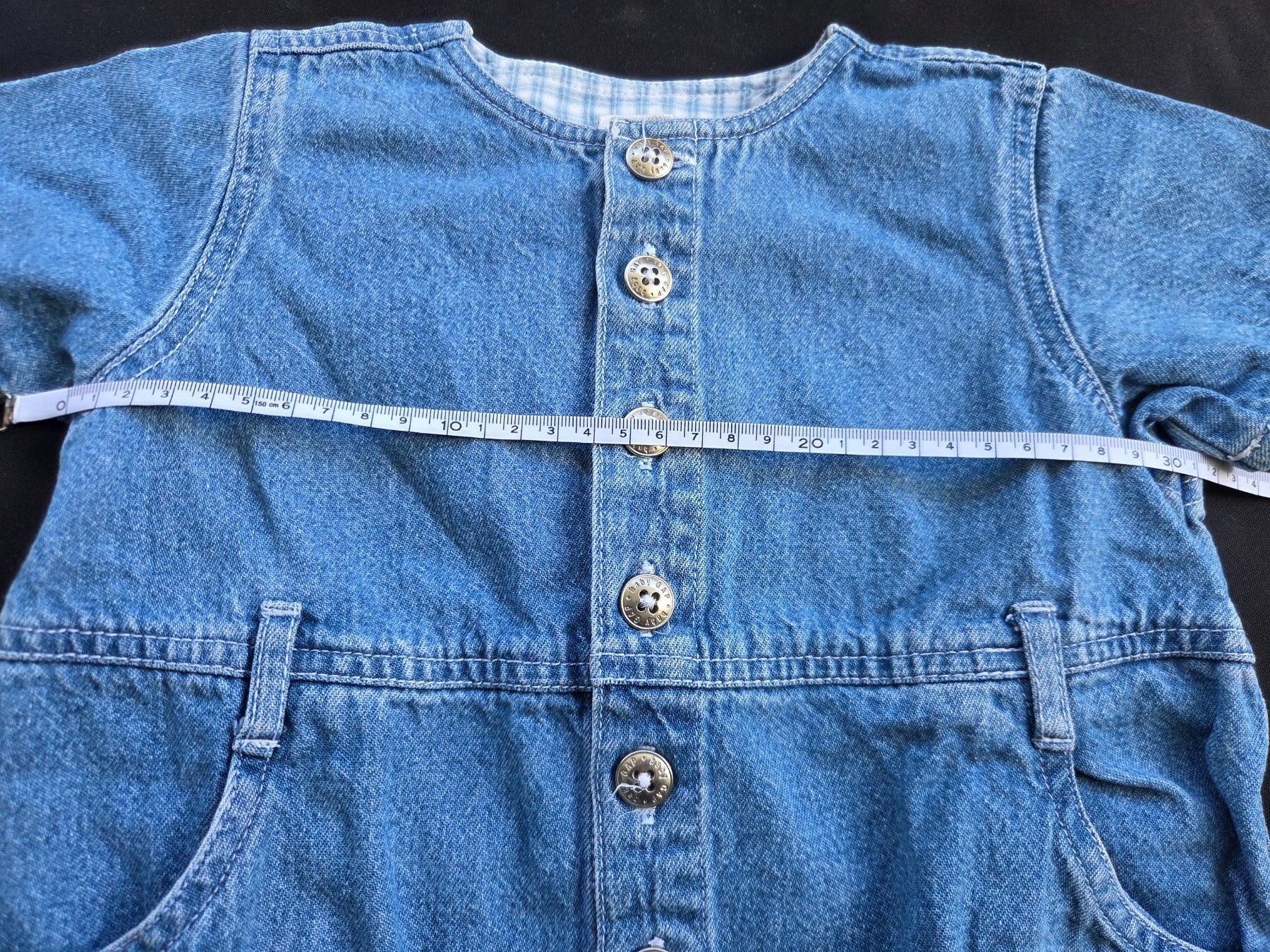 Gap Pagliaccetti: Salopette jeans bébé GAP 18 mois 80 - 86 cm – Usato da Gland venduto da Vee_0 6