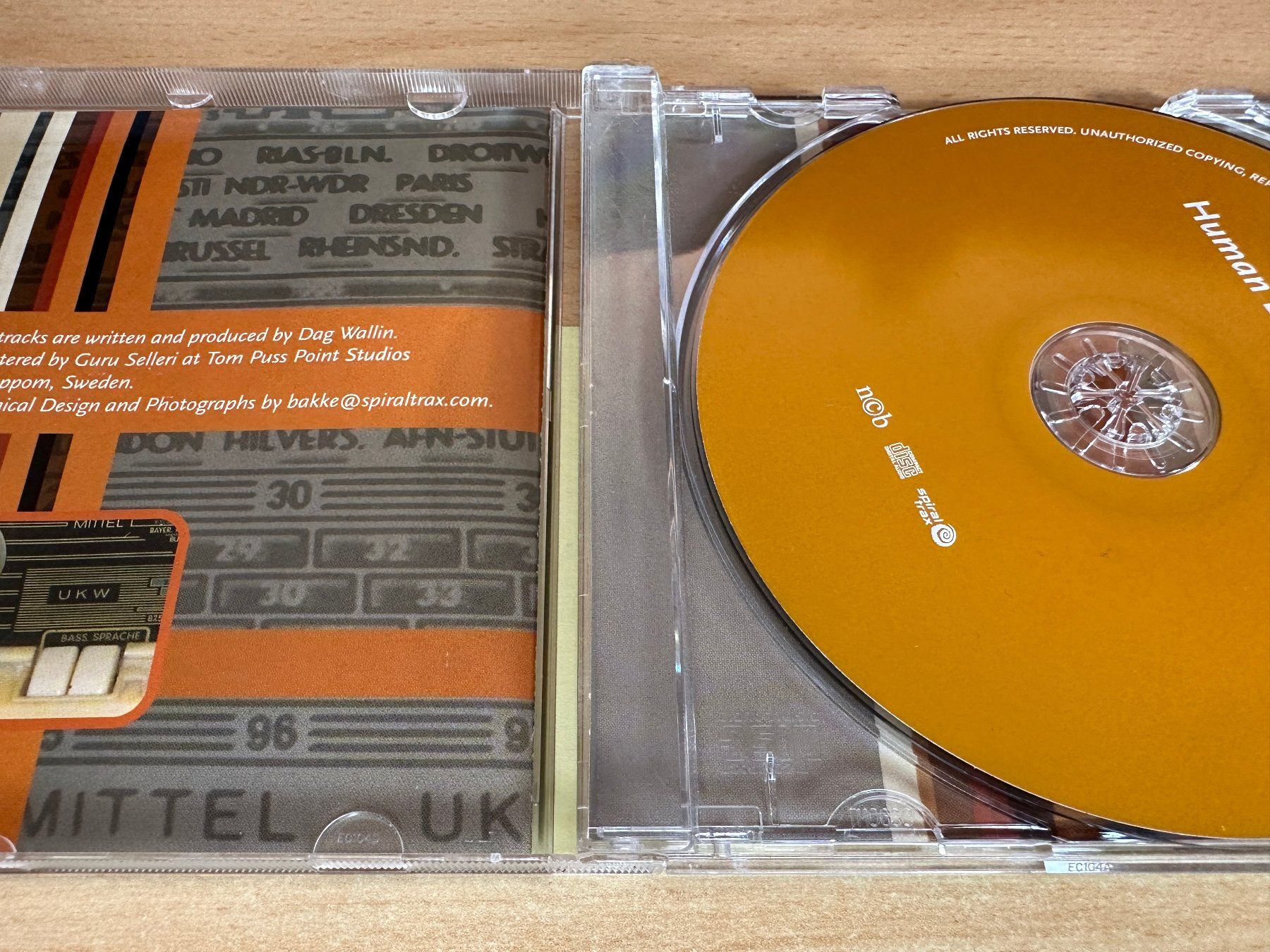 CD: Human Blue – Electrolüx – Usato da Rikon im Tösstal venduto da Alpenmutz 2