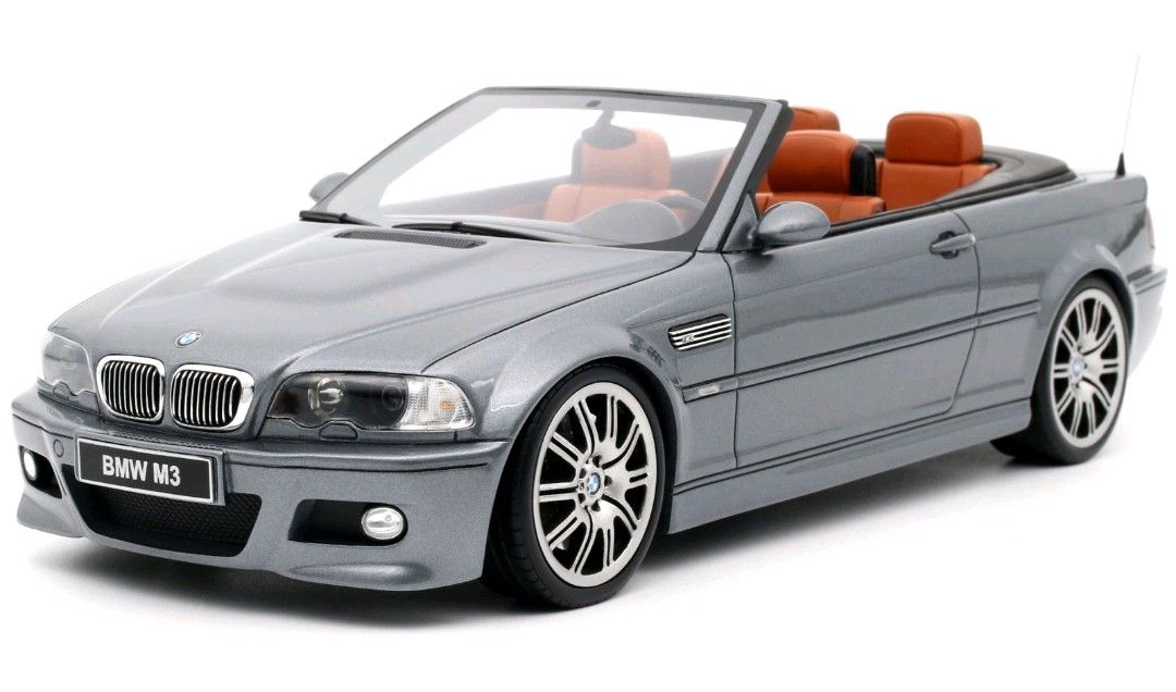 BMW Modellini d'auto: BMW E46 M3 Convertible Silver Grey A08 2004 OTTO-MOBILE – Nuovo e nell'imballaggio originale da La Joux FR venduto da Pepere5 1