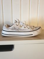 Baskets Converse All Star blanches ajourées taille 37.5