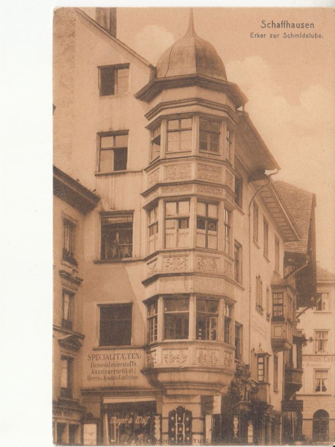 Cartoline postali: Schaffhausen Schmidstube ca. 1930 – Usato da Bürglen TG venduto da StampGraf