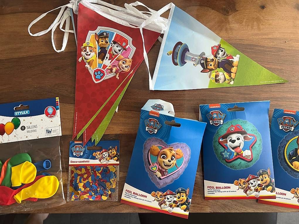 Tutte le decorazioni: Paw Patrol Geburtstagsdeko – Usato da Uster venduto da biophoton85
