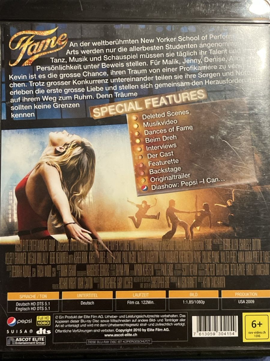 Tutti i DVDs: Fame (2009) – Usato da Waldenburg venduto da Gonzo8 1