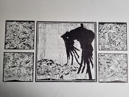 DANIEL WIDMER LITHOGRAPHIE SIGNIERT NUMMMERIERT